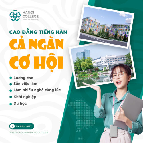 Học Cao đẳng tiếng Hàn có trong tay c?ngàn cơ hội 